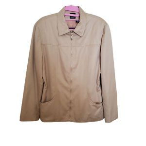 Liz Sport Jacket Blazer Khaki Size 8